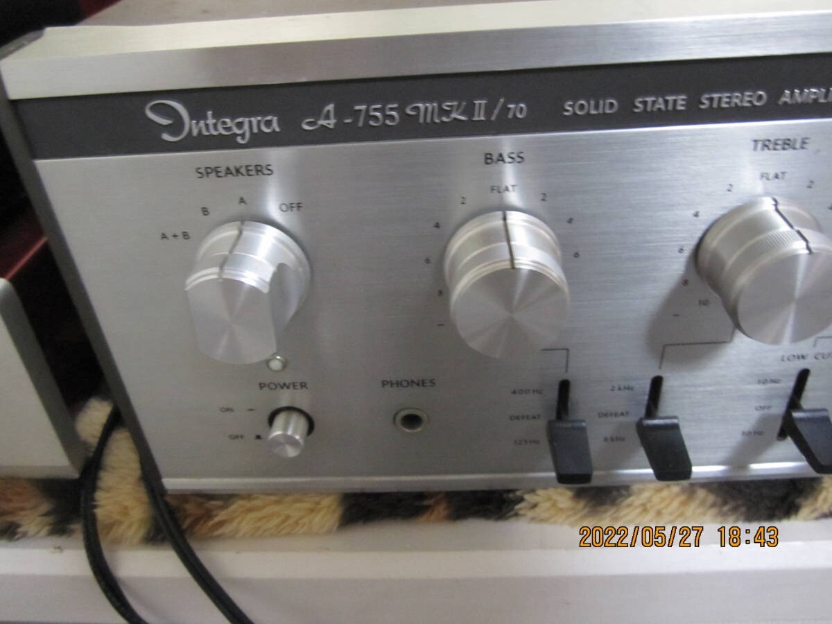 動作品】ONKYO Integra A-755MKII / T-455MKII 動作品】ONKYO Integra A-755MKII / T-455MKII