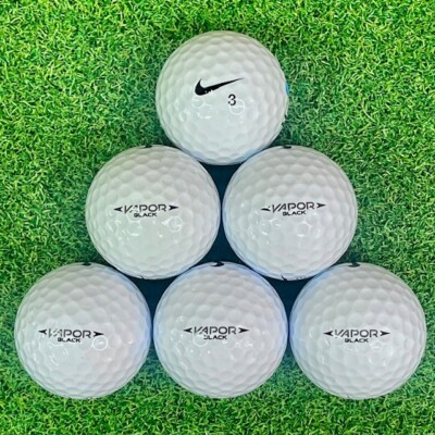 #ad #ad 24 Nike One Vapor Black Used Golf Balls 5A Mint Condition FREE SHIPPING $45.59