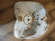 Sears Suburban Garden Tractor Mower Metal Seat