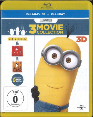 3 Movie Collection: Minions, Ich - Einfach Unverbesserlich 1& 2 ( 6 Blu - rays )