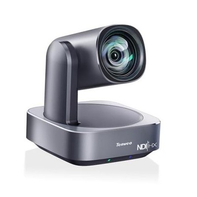 4K NDI PTZ Camera, AI Humanoid & Face Auto-Tracking, 12X Classic Silver