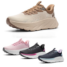 Women Running Walking Shoes Lightweight Breathable Slip On Tennis Shoes