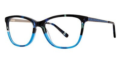 NEW GB+ FLIRTATIOUS Eyeglasses BLTRTSSLVR Blue Tort/Silvr 100% AUTHENTIC
