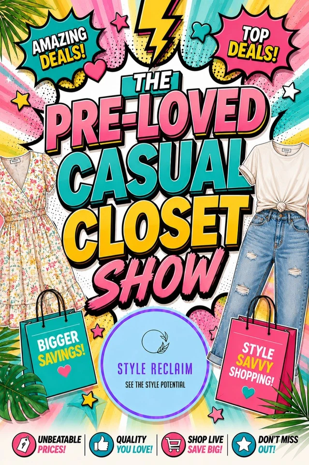 ☀️👗The pre-loved casual closet show -  women's mixed sizes 👗☀️