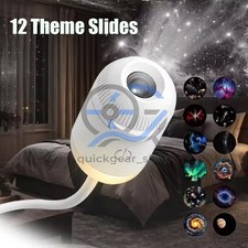360  Galaxy Projector Night Light, Rotating Design 2in1 USB Portable Night Light