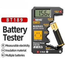 Button Cell Battery Tester 9V N D C AA AAA Universal Household LCD Display