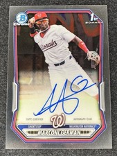 2026 Bowman Chrome Marconi German 1st Bowman Auto Prospect #CPA-MG Nationals