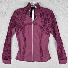 Lululemon Special Edition Define Jacket Womens 6 Flocked Sweat-Wicking LW4ATHSX