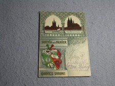 AK Köln Suevia seis Panier 9. Stiftungsfest 25-29.7.1913 Kölner Sportschule