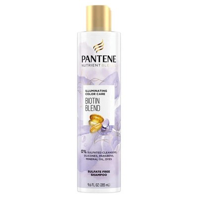 NEW Pantene Illuminating Color Care Shampoo Biotin Pro-Vitamin B5 Sulfate Free
