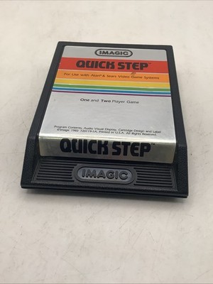 Atari 2600 game QUICK STEP, Game Only.