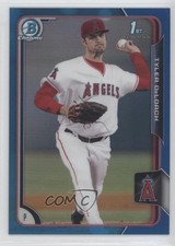 2015 Bowman Chrome Prospects Blue Refractor 53/150 Tyler DeLoach #BCP46 gd1