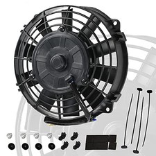 7" Electric Radiator Cooling Fan Assembly Kit with 12V 80W Motor 7" Straight