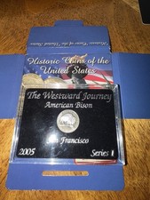 The Westward Journey American Bison Coin 2005 Series 1 1oz Silver 81.00 per troy oz