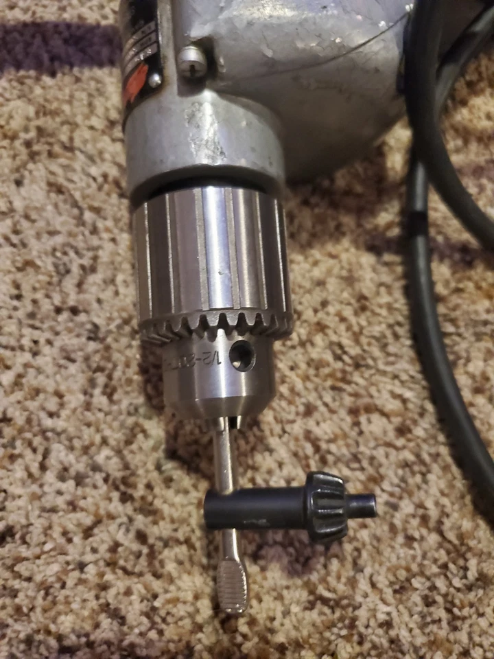 Vintage Thor Model EJ9 R Heavy Duty Electric Drill with Chuck Key - Image 4 of 4