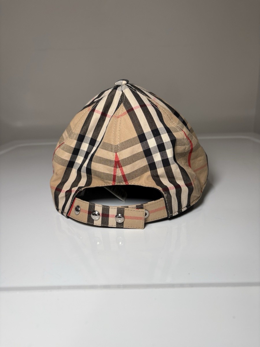 BURBERRY レディース　BASEBALL CAP Burberry Check Pattern Baseball Cap - Size M | eBay