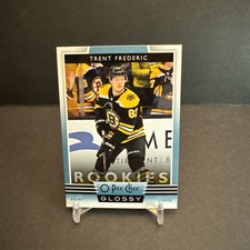 2019-20 O-Pee-Chee GLOSSY ROOKIE Hockey #R-9 Trent Frederic EX/NM
