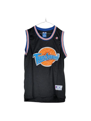 Champion Jerseys Hombre Talla M Negro Relaxed Fit Poliéster Vintage - Imagen 1 de 4