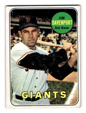 1969 Topps #102 Jim Davenport San Francisco Giants