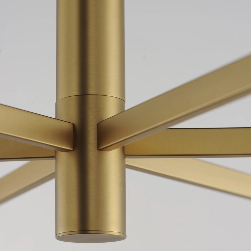 Lámpara de araña Maxim 21366 Emana 6 luces 26"W - latón Foto 3 de 4