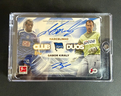 2023-24 Topps 60 Years Bundesliga Marcelinho Gabor Kiraly DUAL Auto Hertha BSC