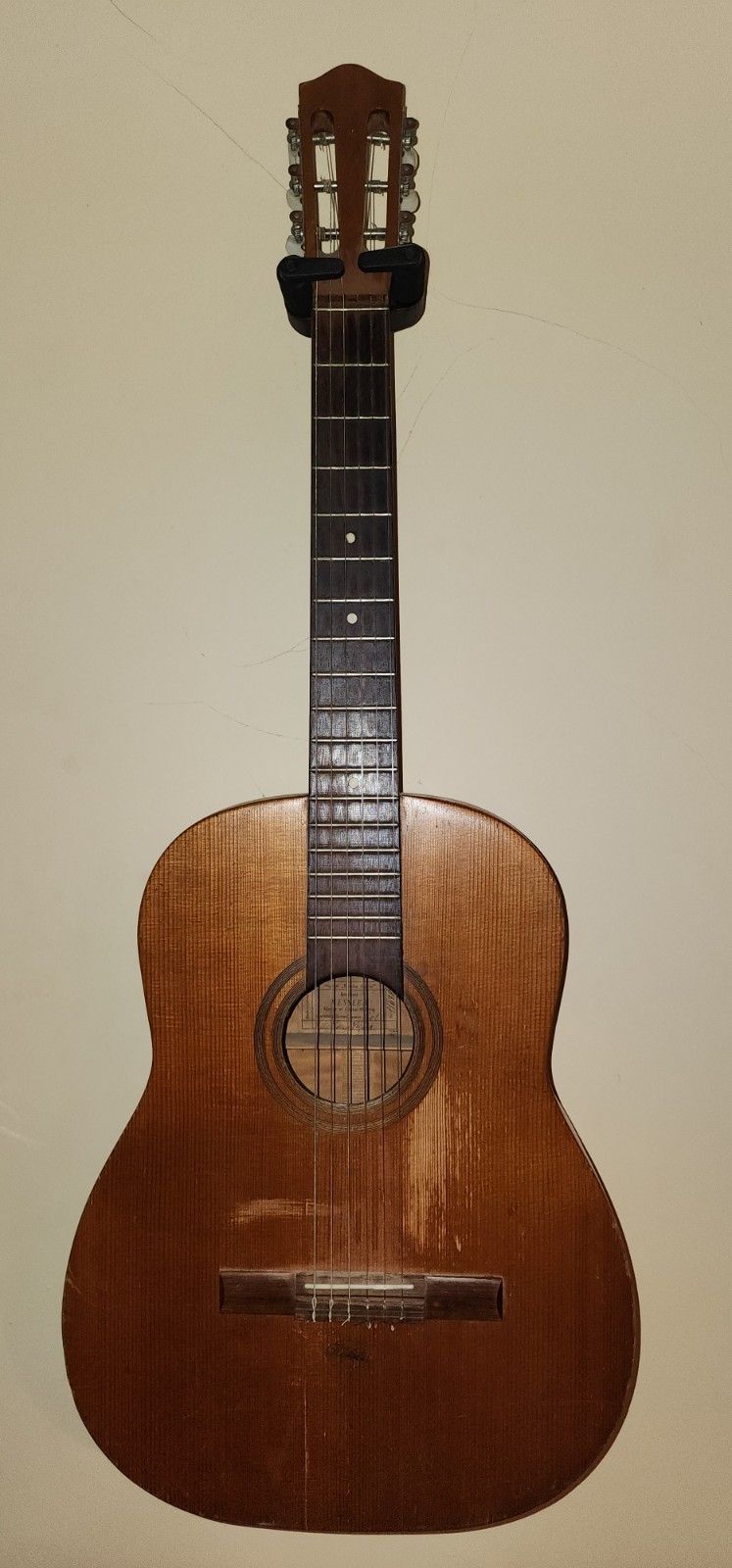 1961 Kessler Nylon String Acoustic Guitar Made In Germany