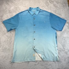 Tommy Bahama Hula Macarena 100 Silk Shirt Embroidered Men L - Collectors Series