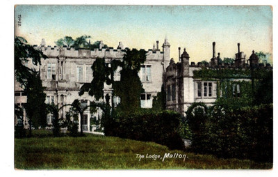 Malton The Lodge North Yorkshire circa 1905 Vintage Edwardian Printed Postcard