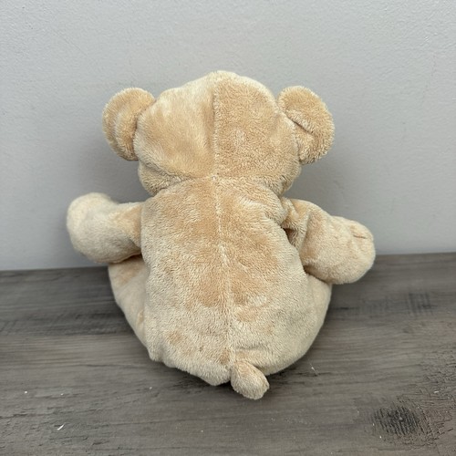 TY Pluffies 2010 Baby Woods Bear Tan Brown Teddy Bear Plush with Plastic Eyes - Picture 4 of 9