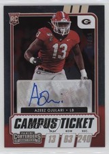 2021 Contenders Draft Picks College Campus Ticket 3/99 Azeez Ojulari Auto 11ur