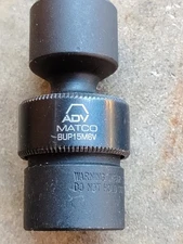 Matco 3/8” Drive 6 Point 15mm Impact Swivel Socket BUP15M6V