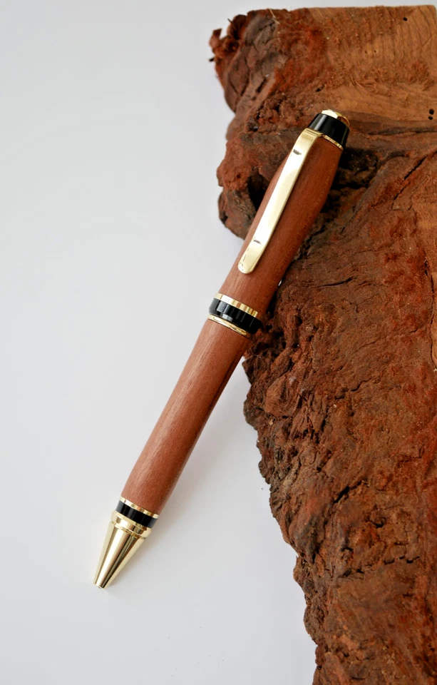 Kugelschreiber Hand gedrechselt aus Macore Holz - Bild 3 von 4