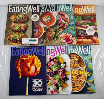 Eating Well Magazine Lot of 7 Issues 2020, Ingredients For The Good Life