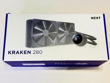 NZXT Kraken 280 2x140mm AiO Liquid CPU Cooler - Matte Black