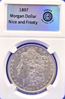 1897-P Morgan Silver Dollar GEM Uncirculated ❄️Frosty Luster❄️ #315