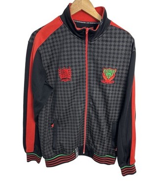 LRG Lifted United Lifted Research Group Zip Track Jacket Rasta Rude Boys Size M