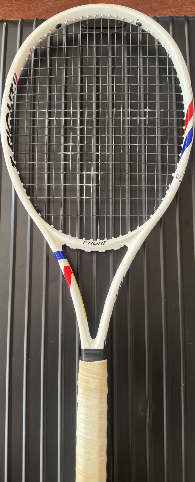 Daniil Medvedev Match-Used Racket and player pass