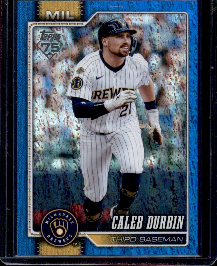 2026 Topps #297 Caleb Durbin Blue Holo Foil #/150