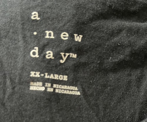 A New Day XXL Women’s Black Shirt Long Sleeve New Crew Neck Pullover 3/4 Sleeve - 第 2/8 張圖片