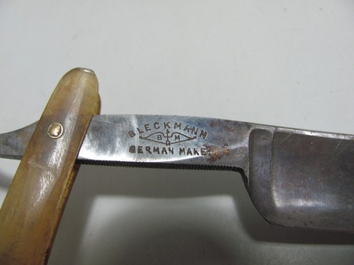 Vintage Bleckmann's German Made Straight Razor In Its Original Box - Picture 3 of 7