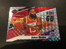 James Harden “Silver Prizm” “Give And Go” 2019-20 Panini Mosaic Basketball