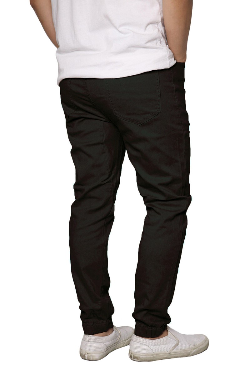 Men's Twill Drop Crotch Jogger Pants S-5XL FREE SHIP | eBay
