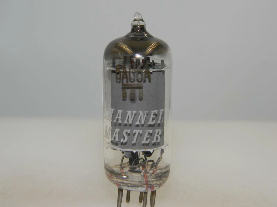 Channel Master Japan 6AU6A NOS NIB 3800gm Grey Plate Top D Get Serious Tube O973 - Image 2 of 4