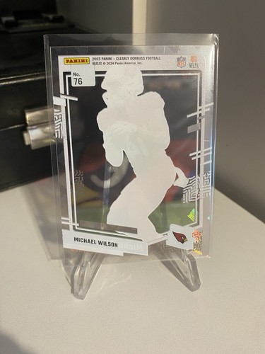 2023 Panini Clearly Donruss - Michael Wilson - Cardinals Rated Rookie Logo SSP - Bild 3 von 3