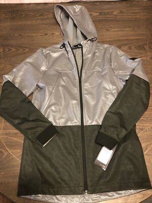 UNDER ARMOUR SWACKET Men Sm HYBRID $120 WINDBREAKER JACKET 1306456492 MOSS  GREEN