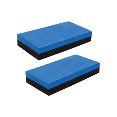 LAUCO EVA Sanding Blocks Semi Rigid Double Sided Sand Sponge (2 Pack)