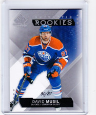 15-16 2015-16 SP GAME USED DAVID MUSIL TRUE ROOKIE 80/87 142 EDMONTON OILERS