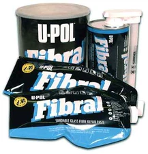 U-Pol Fibral Sandable Glass Fiber Paste 1.3 Liter Dispenser - UPOL UP0717