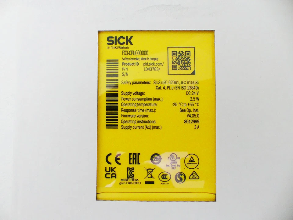 SICK FX3-CPU000000 Sicherheitssteuereinheit 1043783 -new- - Bild 4 von 4