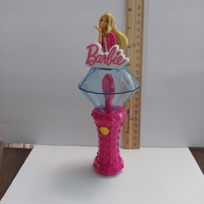 Barbie Dolls Toys Wand Pink Light Toy Electronic Spinning Light Up